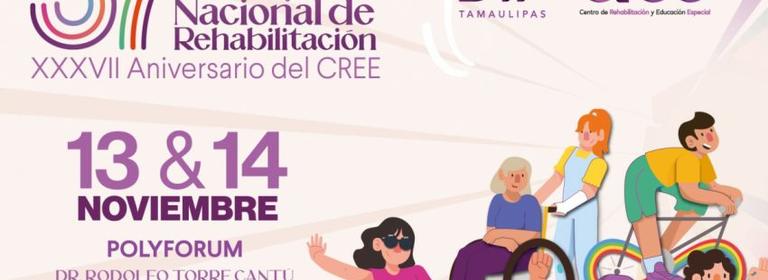 Invita DIF Tamaulipas al XXXVII Congreso Nacional de Rehabilitación