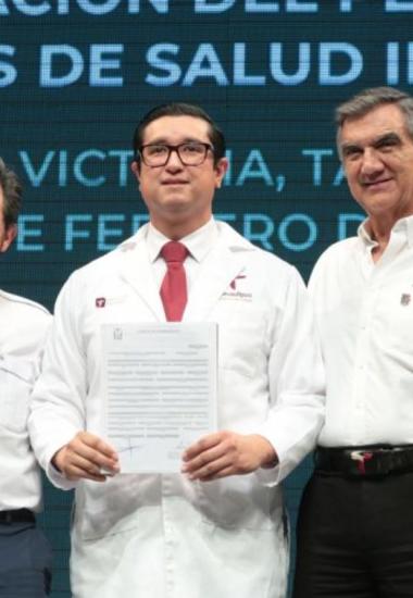 SE HACE JUSTICIA EN TAMAULIPAS, BASIFICAN A 915 TRABAJADORES DEL SECTOR SALUD