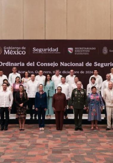 Participa gobernador Américo Villarreal en Consejo Nacional de Seguridad Pública