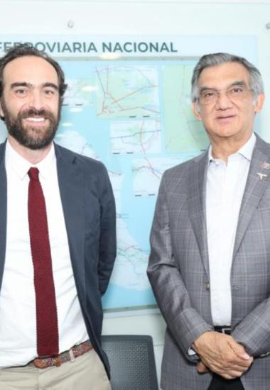 Afinan Américo Villarreal  y Andrés Lajous rutas  ferroviarias de Tamaulipas