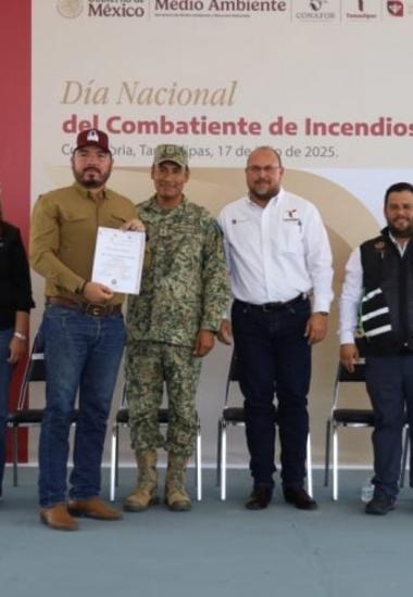 Reconoce Gobierno de Tamaulipas labor de brigadistas forestales en el Día Nacional del Combate de Incendios Forestales