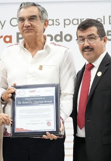 Destaca gobernador compromiso de la UAT con el bienestar social de Tamaulipas