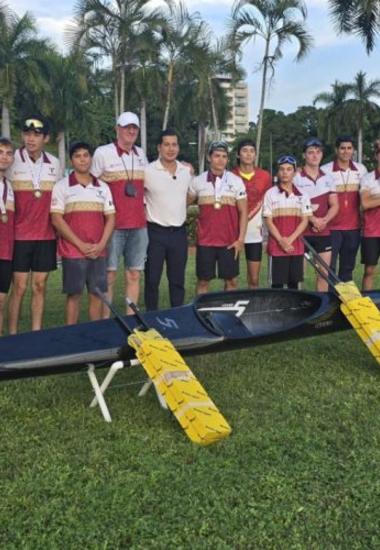 Apoya INDE Tamaulipas a equipo de canotaje