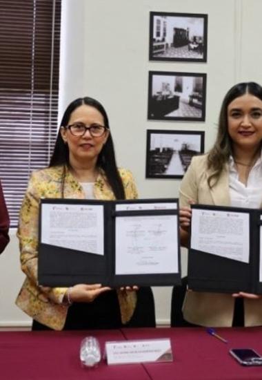 Firma SABG convenio con el Colegio de Tamaulipas para elevar el desempeño institucional