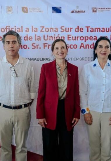 Embajador de la Unión Europea fortalece relación con Tamaulipas en visita al sur del estado
