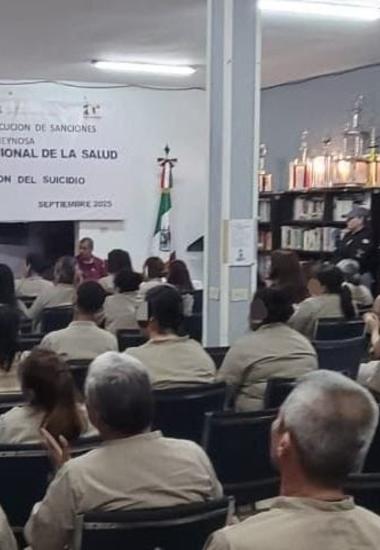 Promueve CEDES Reynosa la prevención del suicidio con plática y actividades deportivas