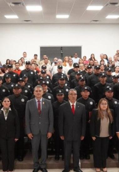 Se gradúan 83 cadetes del Curso de Formación Inicial para Guardia Estatal en la USJT