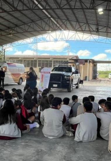 Intensifica Guardia Estatal de Género acciones para prevenir violencia, adicciones y embarazos en adolescentes