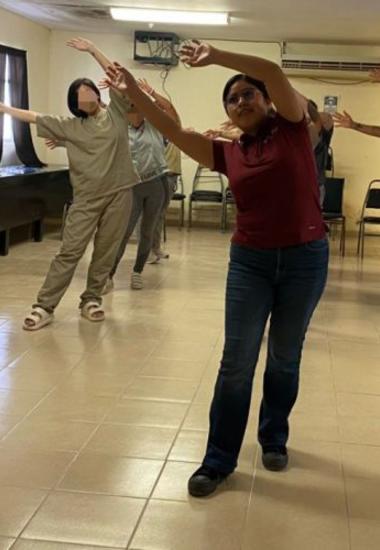 Mujeres PPLs del CEDES Reynosa se preparan para Concurso Nacional de Baile Penitenciario