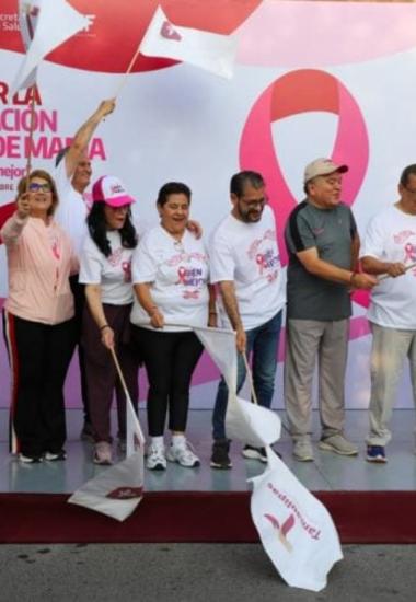 Guardia Estatal de Género se suma al “Mes Rosa” en diferentes municipios