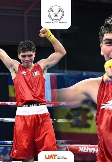 Estudiante de la UAT obtiene bronce en torneo de boxeo en España