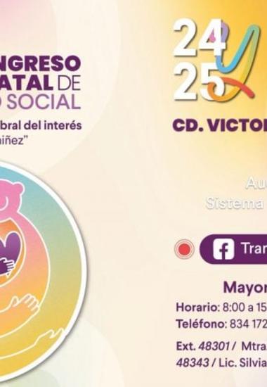 Invita DIF Tamaulipas al Segundo Congreso Estatal de Trabajo Social