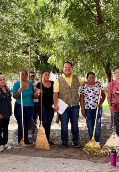 Lleva SEBIEN apoyos de Empleo Temporal a 33 municipios