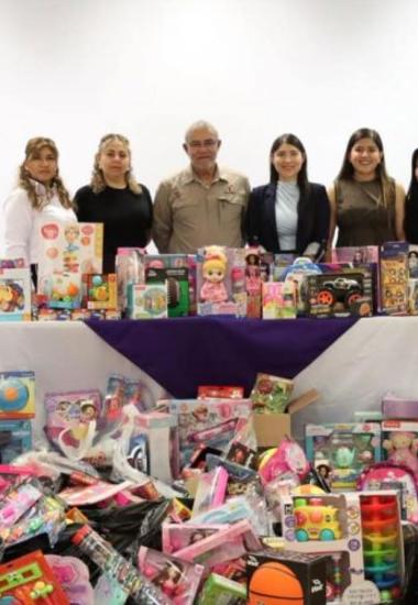 Secretaría de Obras Públicas se suma al DIFTON 2025 con donación de juguetes para niñas y niños tamaulipecos