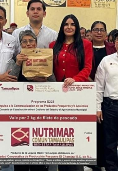 Promueve Tamaulipas consumo de productos del mar en comunidades vulnerables