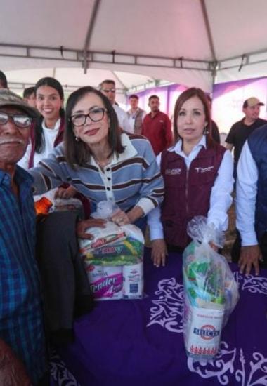 Familias de Gómez Farías reciben la Brigada Transformando Familias del DIF Tamaulipas