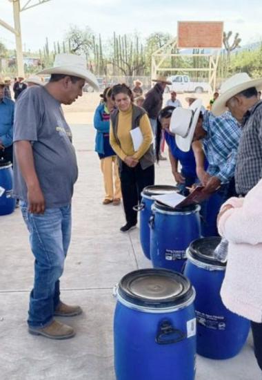 Fortalece Secretaría de Recursos Hidráulicos acceso a agua segura y de calidad en zonas rurales de Bustamante