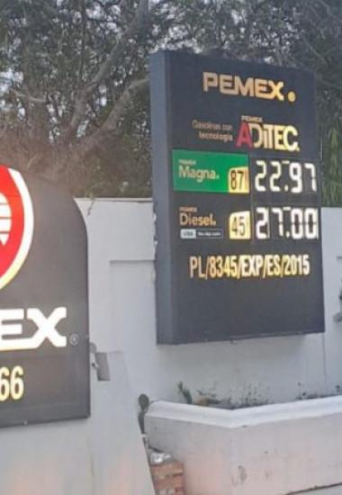 Gasolinera del Pueblo en Soto la Marina dentro de los mejores precios de combustible del estado