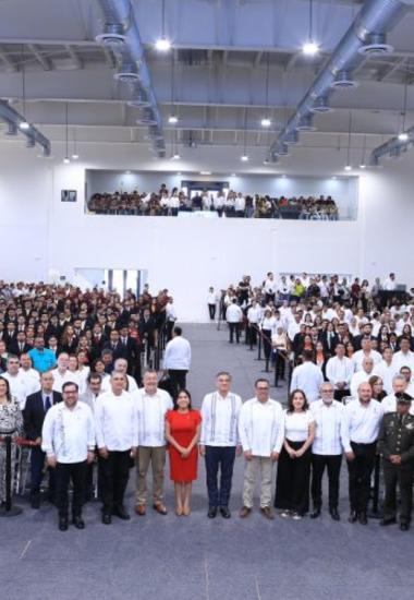 Entrega Américo gimnasio-auditorio al Tec Victoria; inversión fue de 84 mdp