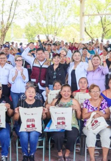 Mercado de Bienestar llega a Abasolo