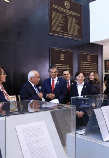 Encabeza Américo Villarreal reconocimiento histórico a la Benemérita Escuela Normal Federalizada en el Congreso